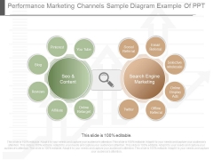 Performance Marketing Channels Sample Diagram Example Of Ppt Performance Marketing Channels Sample Diagram Example Of Ppt