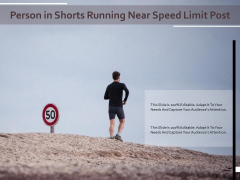 Person In Shorts Running Near Speed Limit Post Ppt PowerPoint Presentation Gallery File Formats PDF Person In Shorts Running Near Speed Limit Post Ppt PowerPoint Presentation Gallery File Formats PDF