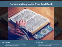Person Making Notes From Text Book Ppt PowerPoint Presentation Slides Format PDF Person Making Notes From Text Book Ppt PowerPoint Presentation Slides Format PDF
