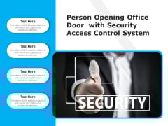 Person Opening Office Door With Security Access Control System Ppt PowerPoint Presentation Styles Rules PDF Person Opening Office Door With Security Access Control System Ppt PowerPoint Presentation Styles Rules PDF