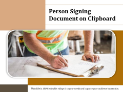 Person Signing Document On Clipboard Ppt PowerPoint Presentation File Outline PDF Person Signing Document On Clipboard Ppt PowerPoint Presentation File Outline PDF