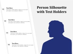 Person Silhouette With Text Holders Ppt PowerPoint Presentation File Samples PDF Person Silhouette With Text Holders Ppt PowerPoint Presentation File Samples PDF