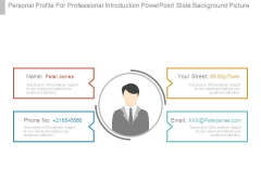 Personal Profile For Professional Introduction Powerpoint Slide Background Picture