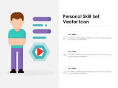 Personal Skill Set Vector Icon Ppt PowerPoint Presentation File Background PDF