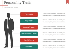 Personality Traits Ppt PowerPoint Presentation Layouts Structure