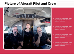 Picture Of Aircraft Pilot And Crew Ppt PowerPoint Presentation Summary Deck PDF