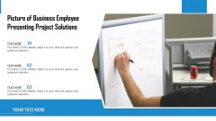 Picture Of Business Employee Presenting Project Solutions Ppt PowerPoint Presentation Gallery Diagrams PDF Picture Of Business Employee Presenting Project Solutions Ppt PowerPoint Presentation Gallery Diagrams PDF