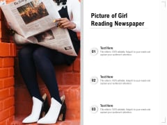 Picture Of Girl Reading Newspaper Ppt PowerPoint Presentation Gallery Elements PDF Picture Of Girl Reading Newspaper Ppt PowerPoint Presentation Gallery Elements PDF