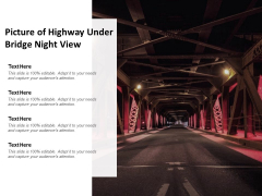 Picture Of Highway Under Bridge Night View Ppt PowerPoint Presentation Inspiration Portfolio Picture Of Highway Under Bridge Night View Ppt PowerPoint Presentation Inspiration Portfolio