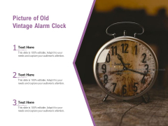 Picture Of Old Vintage Alarm Clock Ppt PowerPoint Presentation Inspiration Images PDF Picture Of Old Vintage Alarm Clock Ppt PowerPoint Presentation Inspiration Images PDF