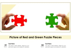 Picture Of Red And Green Puzzle Pieces Ppt PowerPoint Presentation File Layout PDF Picture Of Red And Green Puzzle Pieces Ppt PowerPoint Presentation File Layout PDF