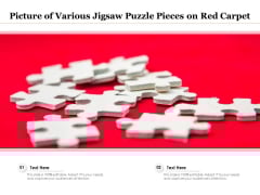Picture Of Various Jigsaw Puzzle Pieces On Red Carpet Ppt PowerPoint Presentation Styles Layouts PDF Picture Of Various Jigsaw Puzzle Pieces On Red Carpet Ppt PowerPoint Presentation Styles Layouts PDF