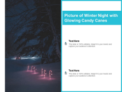 Picture Of Winter Night With Glowing Candy Canes Ppt PowerPoint Presentation Pictures Slides Picture Of Winter Night With Glowing Candy Canes Ppt PowerPoint Presentation Pictures Slides