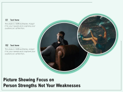 Picture Showing Focus On Person Strength Not Your Weaknesses Ppt PowerPoint Presentation Ideas Backgrounds PDF Picture Showing Focus On Person Strength Not Your Weaknesses Ppt PowerPoint Presentation Ideas Backgrounds PDF