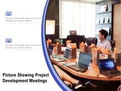 Picture Showing Project Development Meetings Ppt PowerPoint Presentation Slides Show PDF