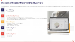 Pitch Book Capital Funding Deal IPO Pitchbook Investment Bank Underwriting Overview Portrait PDF
