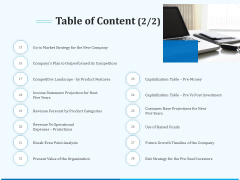 Pitch Deck For Seed Financing Table Of Content Categories Ppt Summary Rules PDF Pitch Deck For Seed Financing Table Of Content Categories Ppt Summary Rules PDF