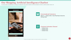 Pitch Deck Private Investor Our Shopping Artificial Intelligence Chatbot Introduction PDF Pitch Deck Private Investor Our Shopping Artificial Intelligence Chatbot Introduction PDF