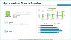 Pitch Deck To Attract Funding After IPO Market Operational And Financial Overview Topics PDF