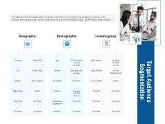 Pitch Deck To Collect Funding From Initial Financing Target Audience Segmentation Demonstration PDF Pitch Deck To Collect Funding From Initial Financing Target Audience Segmentation Demonstration PDF