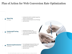 Plan Of Action For Web Conversion Rate Optimization Ppt Portfolio Graphics PDF Plan Of Action For Web Conversion Rate Optimization Ppt Portfolio Graphics PDF