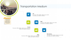 Planning And Predicting Of Logistics Management Transportation Medium Mockup PDF