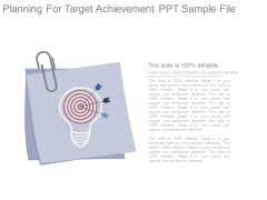 Planning For Target Achievement Ppt Sample File Planning For Target Achievement Ppt Sample File