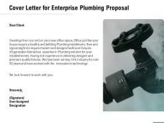 Plumbing Sanitary Works Cover Letter For Enterprise Plumbing Proposal Themes PDF Plumbing Sanitary Works Cover Letter For Enterprise Plumbing Proposal Themes PDF