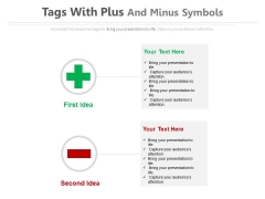 Plus Minus Signs To Define Pros And Cons Powerpoint Template Plus Minus Signs To Define Pros And Cons Powerpoint Template