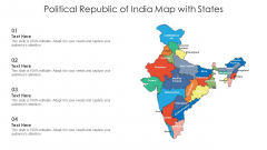 Political Republic Of India Map With States Ppt PowerPoint Presentation File Examples PDF Political Republic Of India Map With States Ppt PowerPoint Presentation File Examples PDF