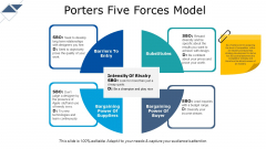 Porter S Five Forces Slide Geeks Porters Five Forces Model Ppt Point Presentation Inspiration Backgrounds