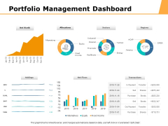 Portfolio Management Dashboard Ppt PowerPoint Presentation Professional Outline Portfolio Management Dashboard Ppt PowerPoint Presentation Professional Outline