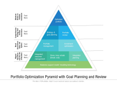 Portfolio Optimization Pyramid With Goal Planning And Review Ppt PowerPoint Presentation File Professional PDF Portfolio Optimization Pyramid With Goal Planning And Review Ppt PowerPoint Presentation File Professional PDF