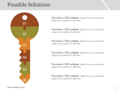 Possible Solutions Template 1 Ppt PowerPoint Presentation Model Maker Possible Solutions Template 1 Ppt PowerPoint Presentation Model Maker