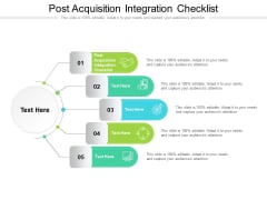 Post Acquisition Integration Checklist Ppt PowerPoint Presentation Slides Graphics Example Cpb Pdf Post Acquisition Integration Checklist Ppt PowerPoint Presentation Slides Graphics Example Cpb Pdf