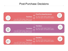 Post Purchase Decisions Ppt PowerPoint Presentation Professional Aids Cpb Post Purchase Decisions Ppt PowerPoint Presentation Professional Aids Cpb
