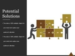 Potential Solutions Ppt PowerPoint Presentation Diagrams Potential Solutions Ppt PowerPoint Presentation Diagrams