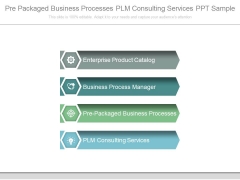 Pre Packaged Business Processes Plm Consulting Services Ppt Sample Pre Packaged Business Processes Plm Consulting Services Ppt Sample