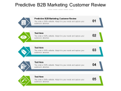 Predictive B2B Marketing Customer Review Ppt PowerPoint Presentation Summary Guide Cpb Pdf