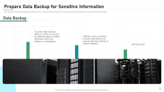 Prepare Data Backup For Sensitive Information IT Security IT Ppt Infographics Clipart PDF