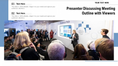 Presenter Discussing Meeting Outline With Viewers Ppt PowerPoint Presentation Model Skills PDF Presenter Discussing Meeting Outline With Viewers Ppt PowerPoint Presentation Model Skills PDF