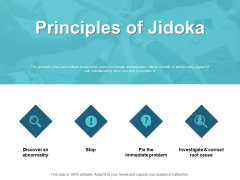 Principles Of Jidoka Ppt PowerPoint Presentation Infographics Slides Principles Of Jidoka Ppt PowerPoint Presentation Infographics Slides