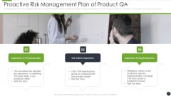 Proactive Risk Management Plan Of Product QA Download PDF