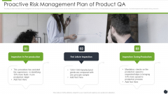 Proactive Risk Management Plan Of Product QA Download PDF Proactive Risk Management Plan Of Product QA Download PDF