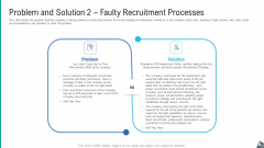 Problem And Solution 2 Faulty Recruitment Processes Formats PDF