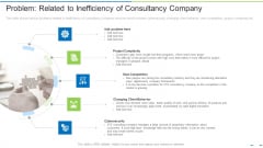 Problem Related To Inefficiency Of Consultancy Company Ppt Professional Layouts PDF Problem Related To Inefficiency Of Consultancy Company Ppt Professional Layouts PDF