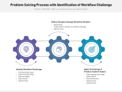 Problem Solving Process With Identification Of Workflow Challenge Ppt PowerPoint Presentation Gallery Example File PDF Problem Solving Process With Identification Of Workflow Challenge Ppt PowerPoint Presentation Gallery Example File PDF
