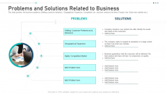Problems And Solutions Related To Business Ppt Ideas Slide Portrait PDF