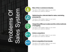 Problems Of Sales System Ppt PowerPoint Presentation Styles Portrait