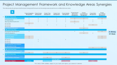 Process Advancement Scheme Project Management Framework And Knowledge Areas Synergies Inspiration PDF
